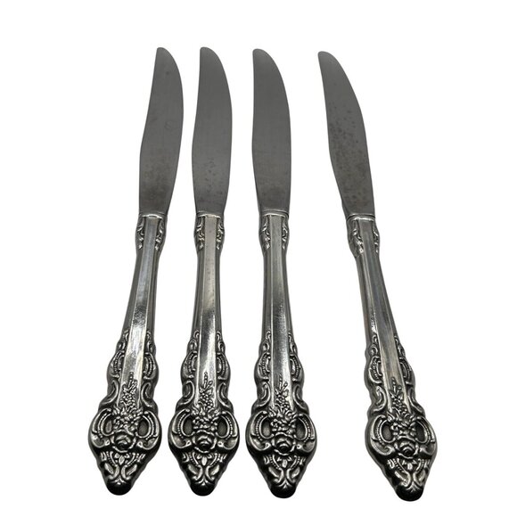Modern Hollow Knife Cherbourg (Stainless, Community) by ONEIDA SILVER - Set of 4 - Picture 1 of 4